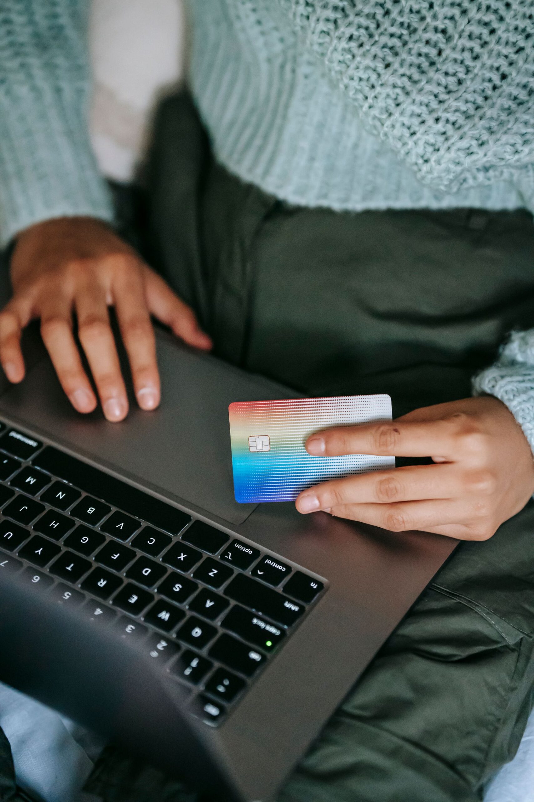 Ecommerce website design for an online store on a laptop